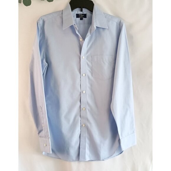 J. Crew Other - J. Crew Thompson Shirtings Men's Blue Dress Shirt S 14-14.5 Excellent